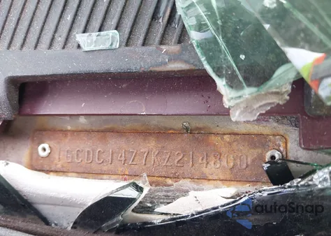 1989 Chevrolet Gmt-400 C1500 z USA, uszkodzony, nr VIN 1GCDC14Z7KZ214800